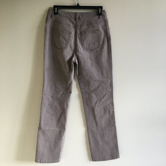 ST. JOHN STRAIGHT LEG ANKLE JEANS WOMENS SIZE 4 GREY - Picture 5 of 7